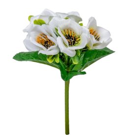 Anemona csokor 5 virágos fehér 21cm Anemona csokor 5 virágos fehér 21cm