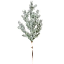 Fenyő ág flokkolt 59cm Fenyő ág flokkolt 59cm