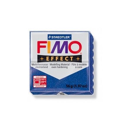 FIMO effect gyurma - Csillámos kék
