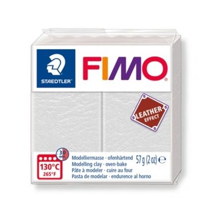 FIMO Leather effect gyurma - Elefántcsont