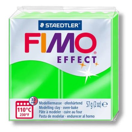 FIMO effect gyurma -neonzöld