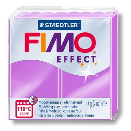 FIMO effect gyurma - neonlila