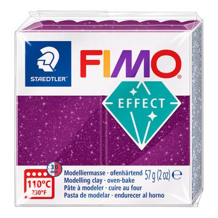 FIMO effect gyurma - Galaxy lila
