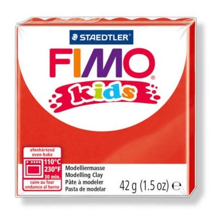 FIMO Kids gyurma - 42g - piros