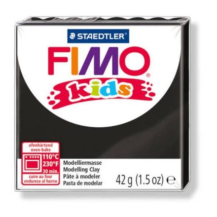 FIMO Kids gyurma - 42g - fekete