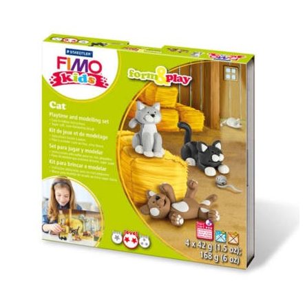 Fimo-Kids-gyurmakeszlet-FormPlay-4X42g-macskak