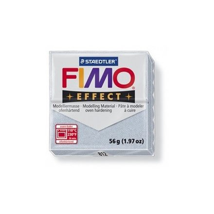 FIMO effect gyurma - Csillámos ezüst