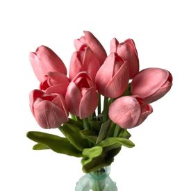 Tulipán csokor - korall Tulipán csokor - korall