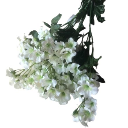 Selyemvirág - Ólomvirág csokor - fehér