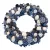 Sötétkék - fehér terméskoszorú