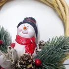 Hóemberes fonott koszorú 15cm