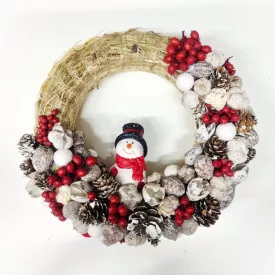 Hóemberes koszorú termésekkel