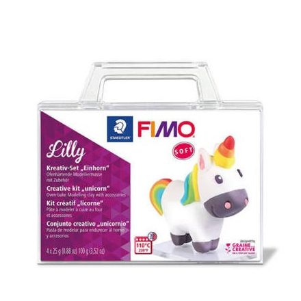 FIMO Soft Creative kit süthető gyurma készlet, 4x25 g - Lilly unikornis