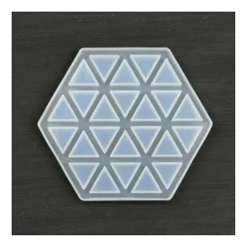 Szilikon öntőforma - Hatszög alátét