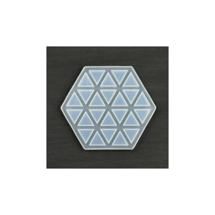 Szilikon öntőforma - Hatszög alátét