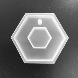 Professzionális szilikon forma - Medál - hatszög Professzionális szilikon forma - Medál - hatszög