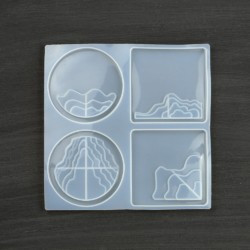   Professzionális szilikon forma - Alátétek -  lépcsőzetes 3D forma