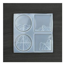 Professzionális szilikon forma - Alátétek -  lépcsőzetes 3D forma   Professzionális szilikon forma - Alátétek -  lépcsőzetes 3D forma