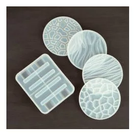 Szilikon öntőforma - Textúrás alátét szett