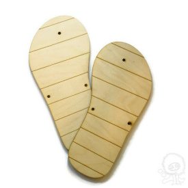 Fa figura - Strandpapucs - 2db Fa figura - Strandpapucs - 2db