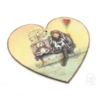 Kislány macival - 3D decoupage - ÖTLET