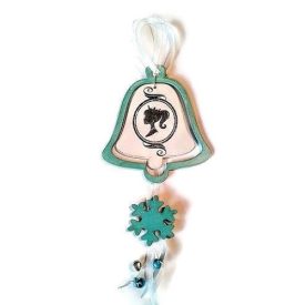 Lány a harangon - karácsonyi dísz - ÖTLET