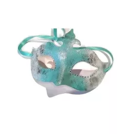 Farsangi álarc - menta- ezüst -ÖTLET