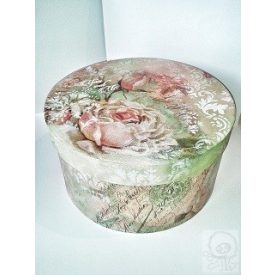 Rózsás kalapdoboz - ÖTLET Rózsás kalapdoboz - ÖTLET