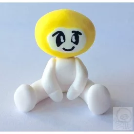 FIMO gyurma - pitypang lány