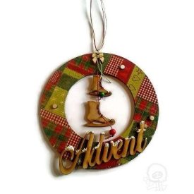 Adventi ajtódísz - ÖTLET Adventi ajtódísz - ÖTLET