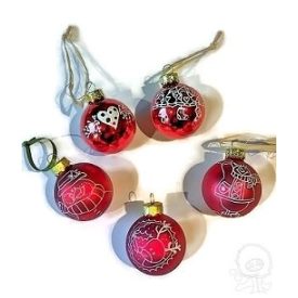 Karácsonyfadísz - POSCA tollal -ÖTLET