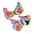 Karácsonyfadísz - POSCA tollal -ÖTLET