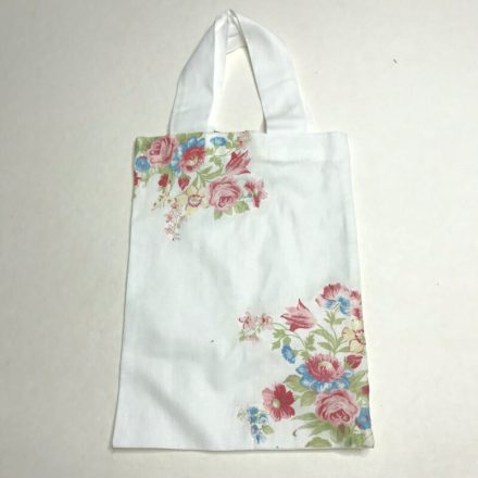Textil táska - dekupázsolt