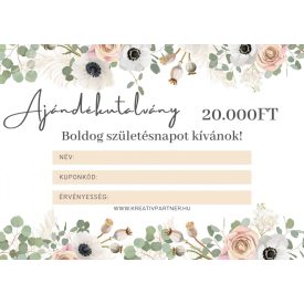 Ajándék utalvány - 20.000 Ft értékben Ajándék utalvány - 20.000 Ft értékben