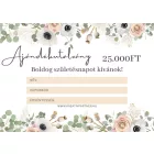 Ajándék utalvány - 25.000 Ft értékben
