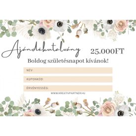 Ajándék utalvány - 25.000 Ft értékben Ajándék utalvány - 25.000 Ft értékben