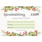 Ajándék utalvány - 5.000 Ft értékben 