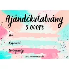 Ajándék utalvány - 5.000 Ft értékben 