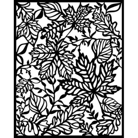 Media stencil - Magic Forest leaves - 20x25cm