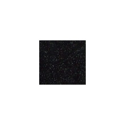 Csillogó, glitteres filc anyag - fekete 40x30cm