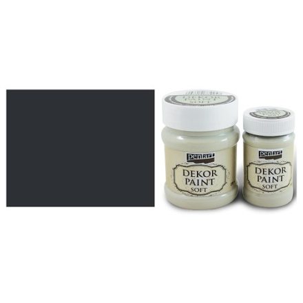 Pentart Dekor Paint Soft - Fekete - 1000ml