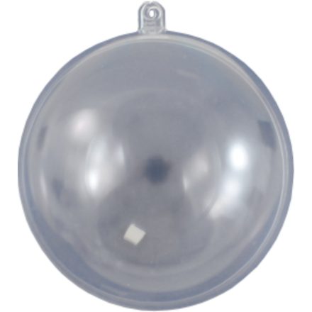 Akril forma átlátszó - gömb - 10cm