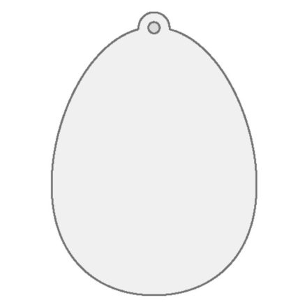 Fa figura - függeszthető tojás - 5db