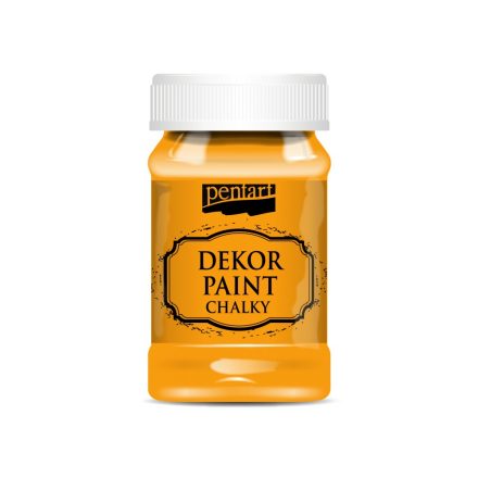 Pentart Dekor Paint Chalky - Narancs - 100ml