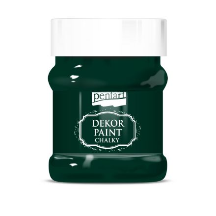 Pentart Dekor Paint Chalky - Fenyőzöld - 230ml