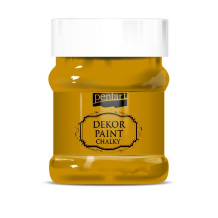 Pentart Dekor Paint Chalky - Mustársárga -  230ml
