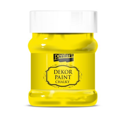 Pentart Dekor Paint Chalky - Citromsárga -  230ml