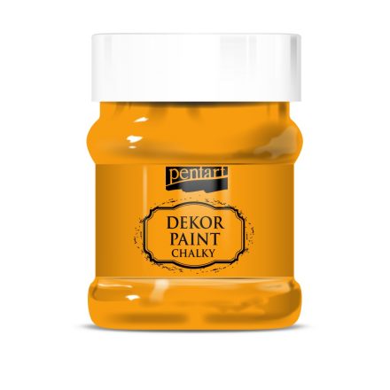 Pentart Dekor Paint Chalky - Narancs -  230ml