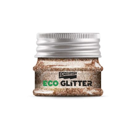 Pentart ECO glitter - rózsaarany finom
