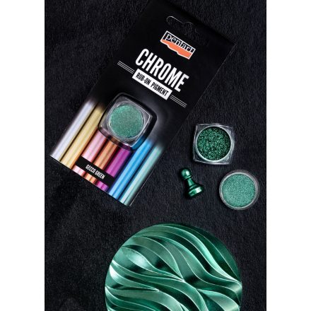 Pentart Rub-on pigment Króm effect - gecco zöld